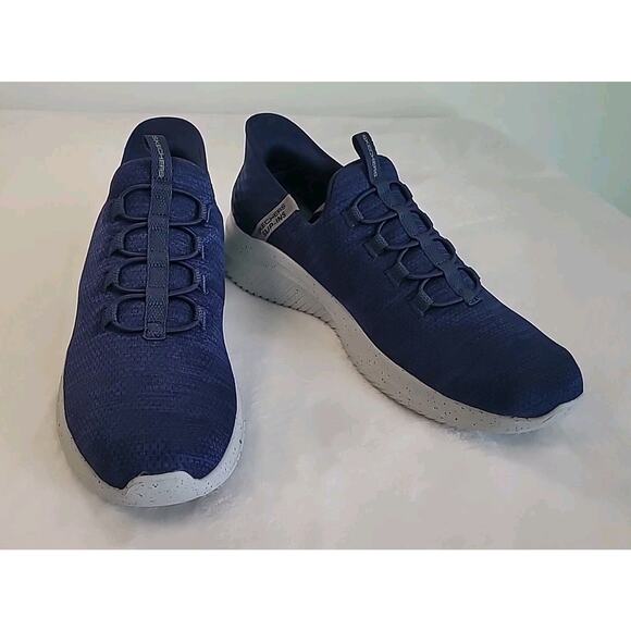 Skechers Ultra Flex 3.0 Hands-Free Loafers Navy Sz 10.5 GUC - Picture 1 of 10